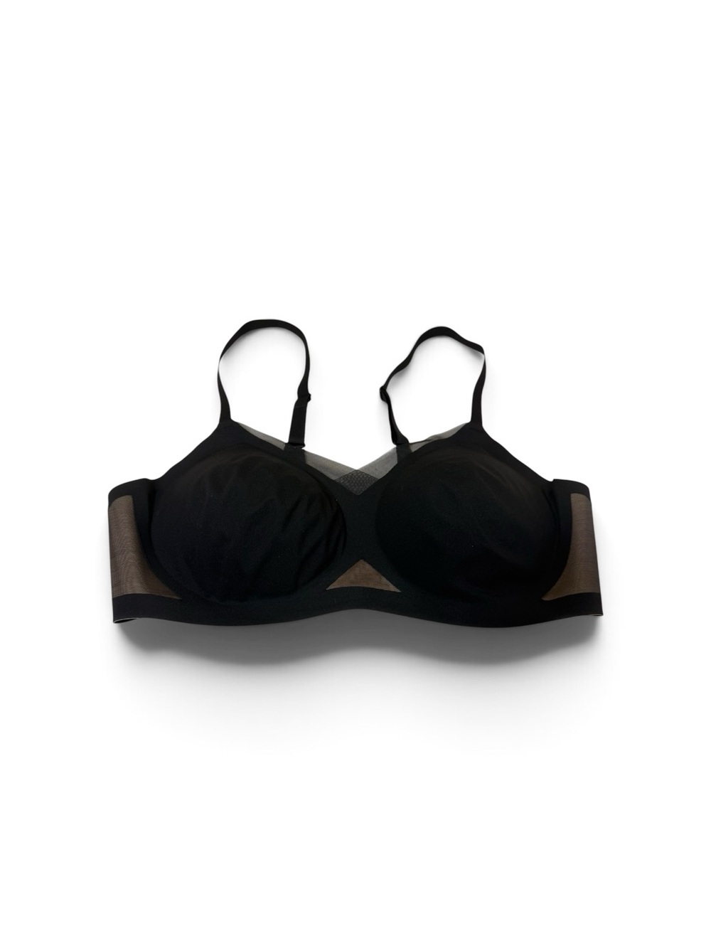 Honeylove Black Underwire Bra with Mesh Panels size 38 B/C